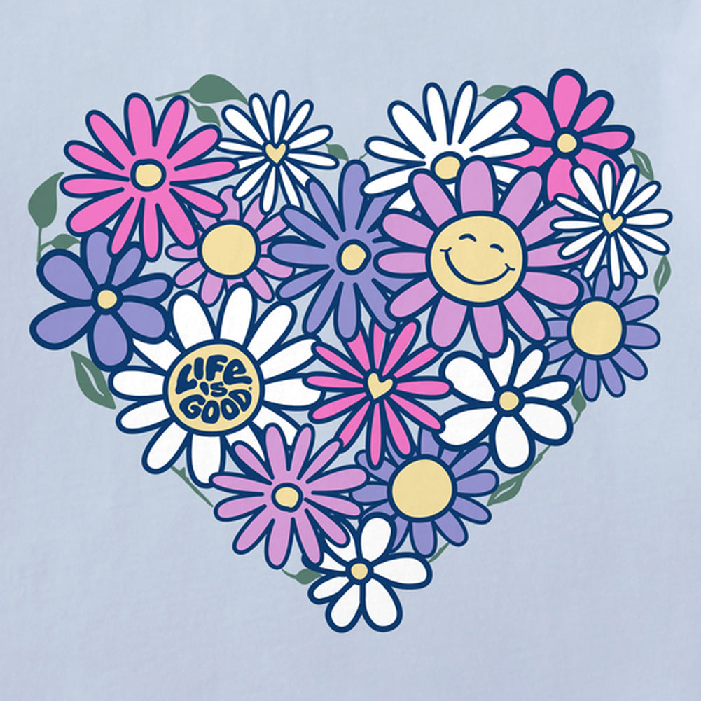 Women's Flower Heart Crusher Tee - 129139