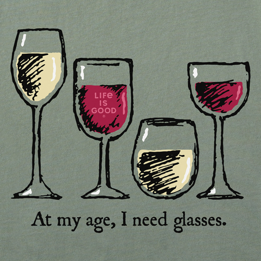 Women's I Need Wine Glasses Short Sleeve Tee - 112088
