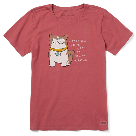 Women's Exotic Love Cats Crusher Tee - 114428