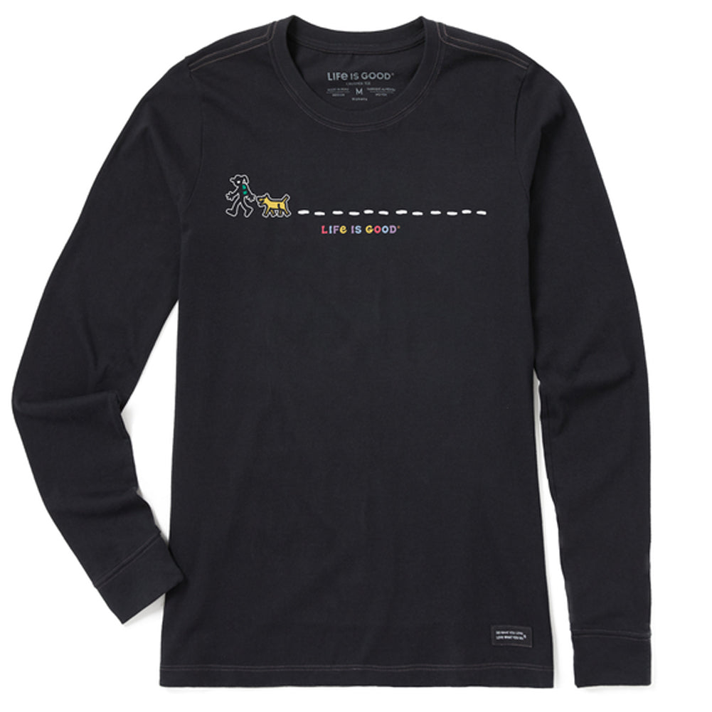 Women's Take It Outside Daisies Long Sleeve Crusher Tee - 129173