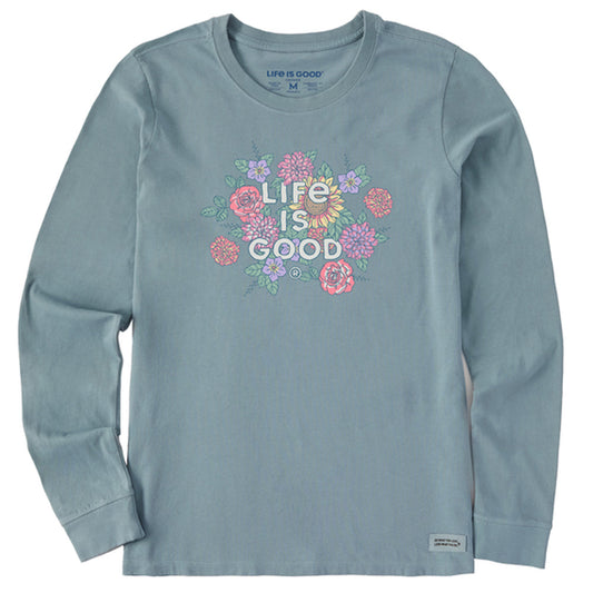 Women's Florals LIG Stacked Long Sleeve Crusher Tee - 129176