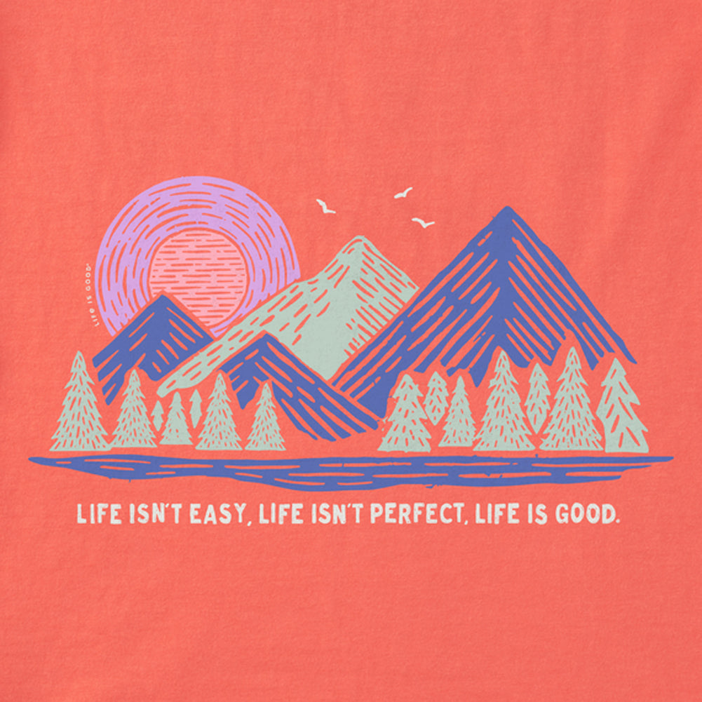 Women's Life Isn't Easy Mountains Crusher Vee - 129180