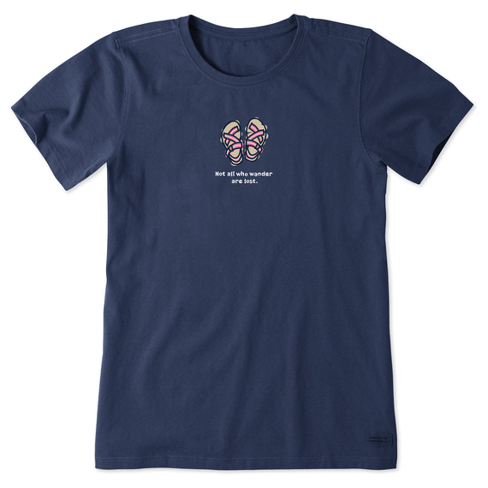 Women's Sporty Sandals Short Sleeve Tee - 129236