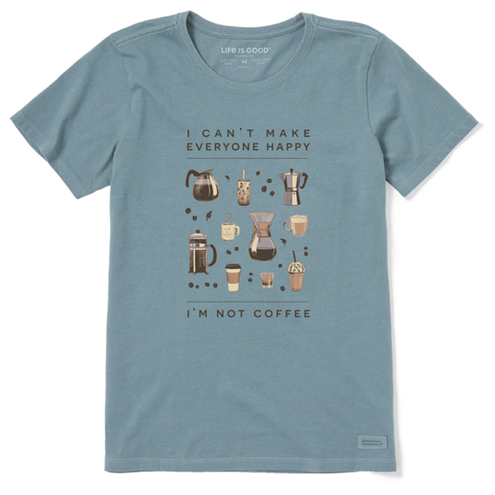 Women's Happy Coffee Crusher-LITE Tee - 129254