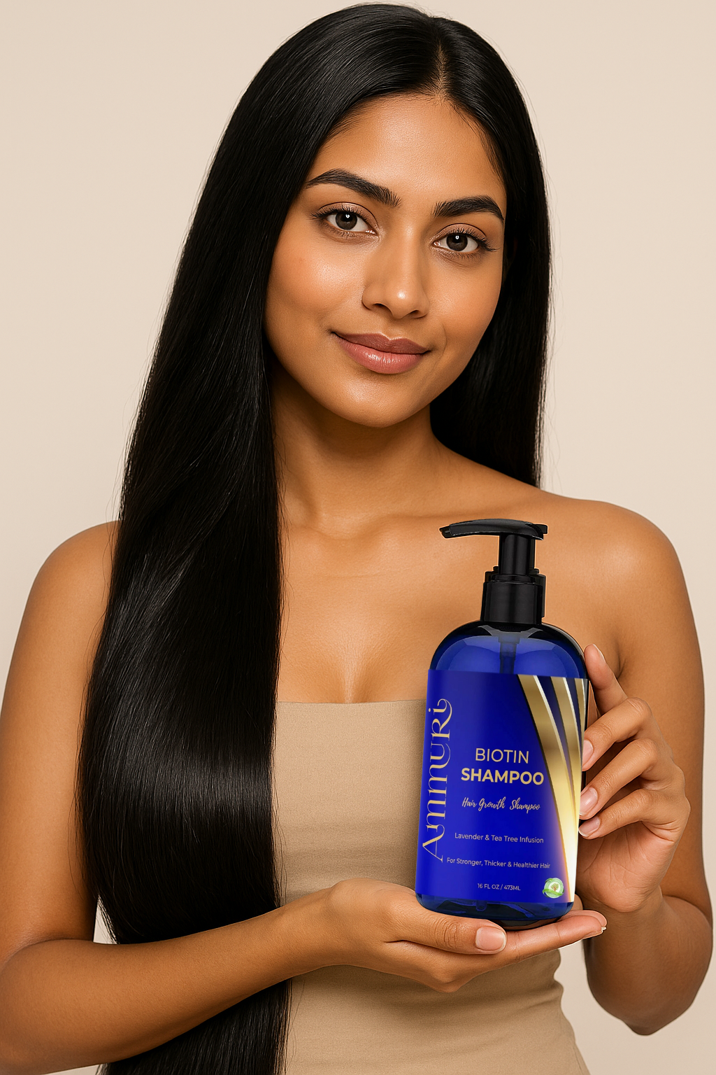 Ammuri Biotin Shampoo – DHT Blocker for Thicker Hair | Set of 2 x 473ml