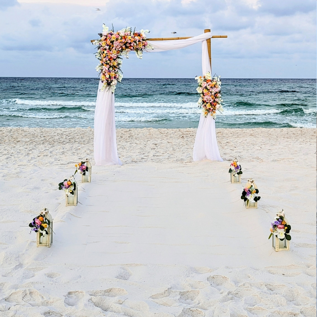 Simple Ceremony Decor Package (no seating)