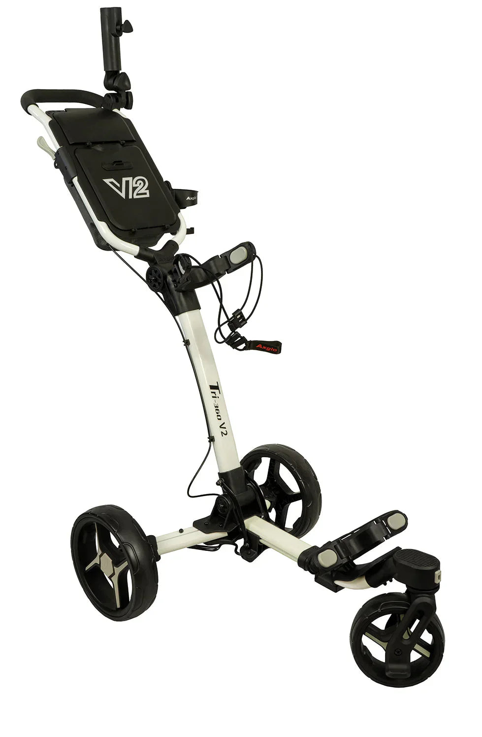 Caddie Wheel + Axglo V2 Golf Push Cart Bundle