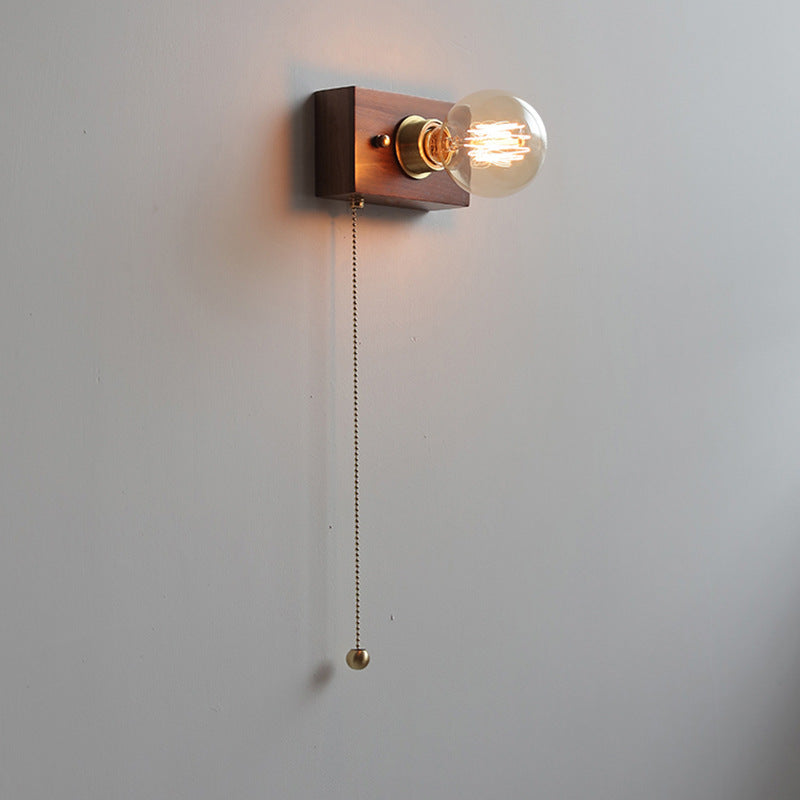 Wall Sconce, Exposed Bulb Design, E27 Base, Wall Mounted
