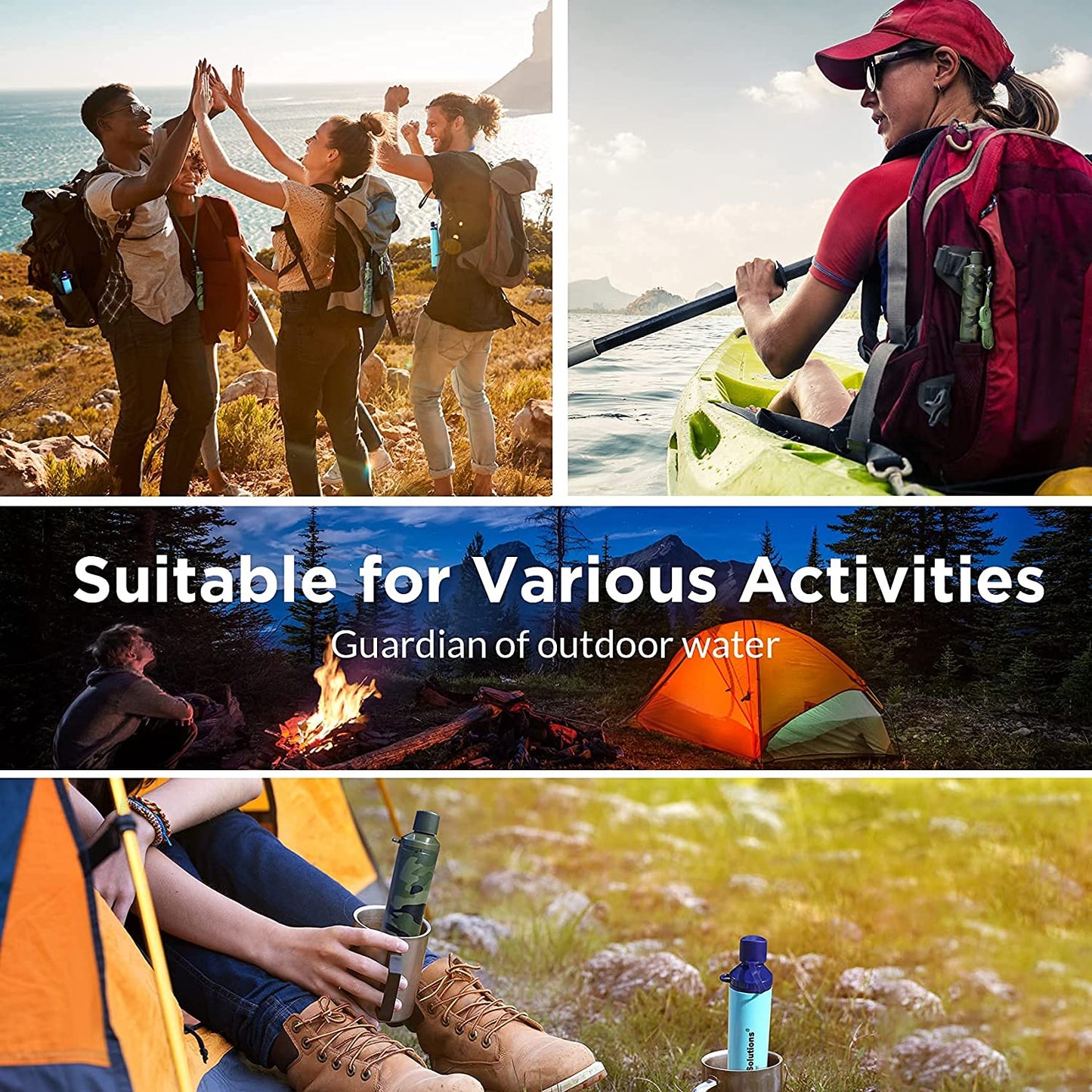 Water Filter Straw (Blue)