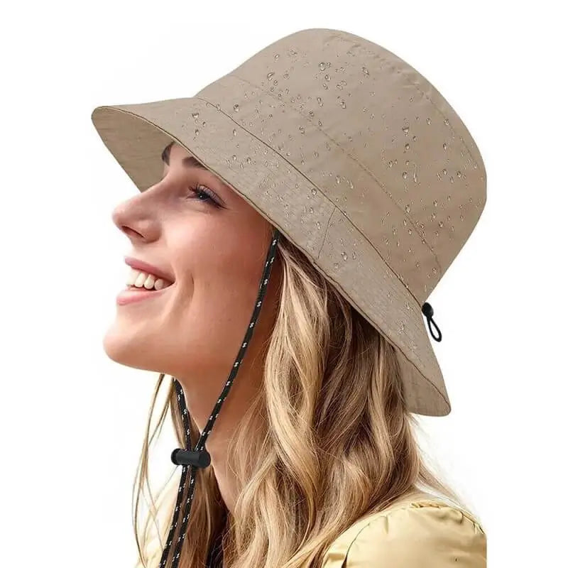 Waterproof Bucket Hat Women Men Summer Sun Protection Camping Hiking Cap Outdoor