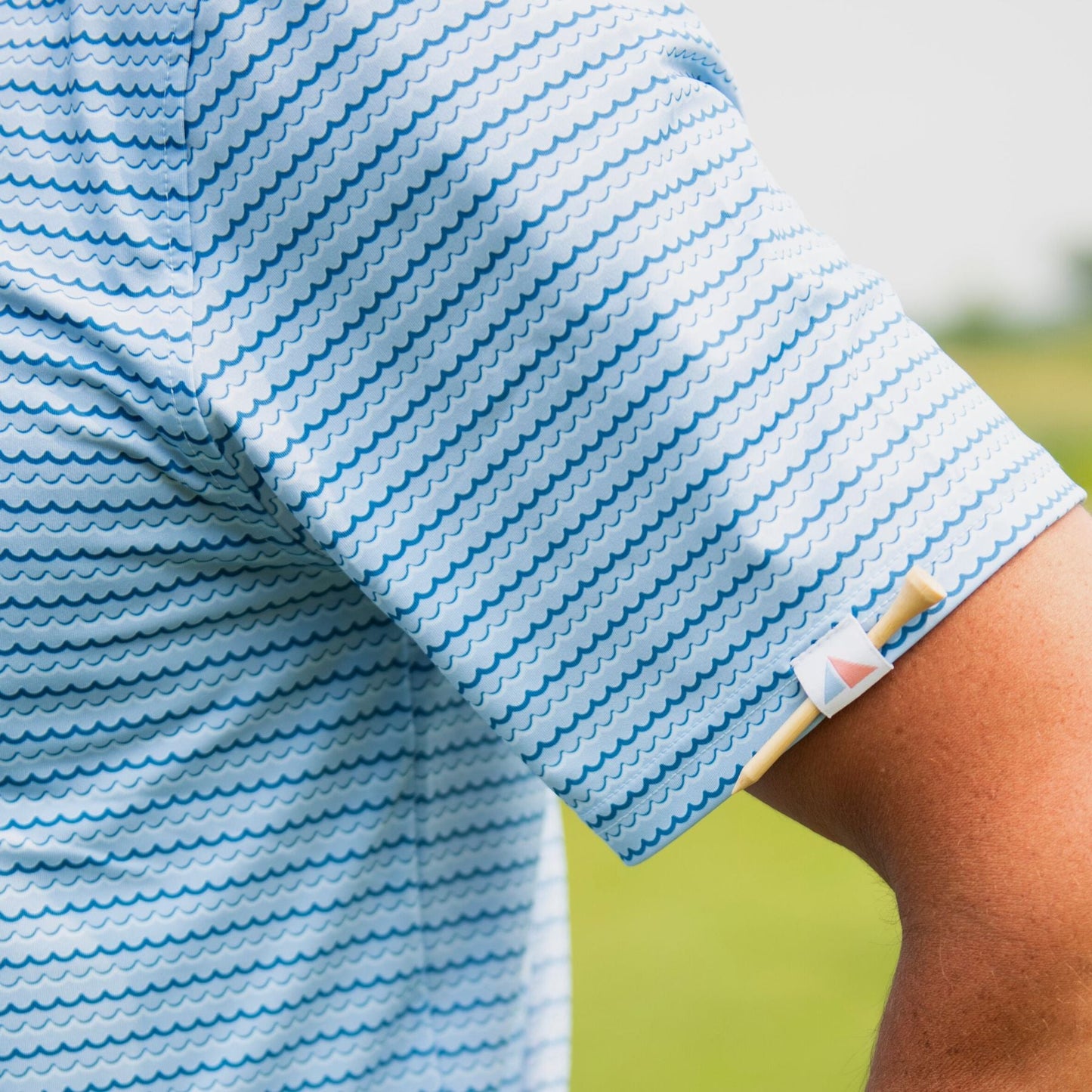 "Waveland" Performance Golf Polo