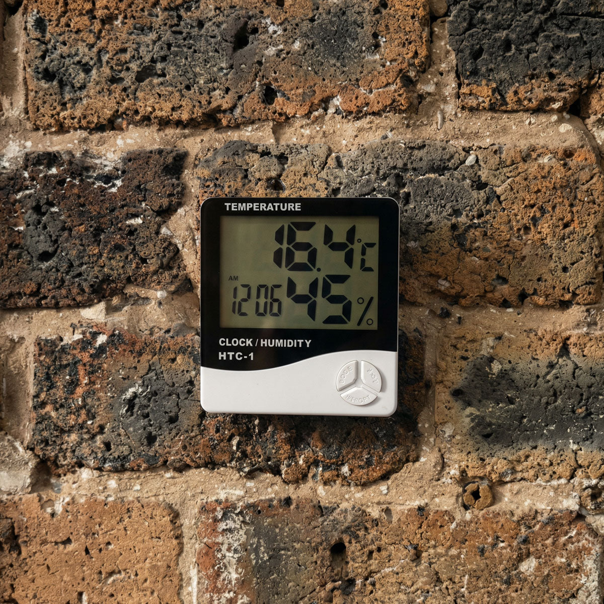 Digital Weather Station Clock - Temperature and Humidity Display (Free)