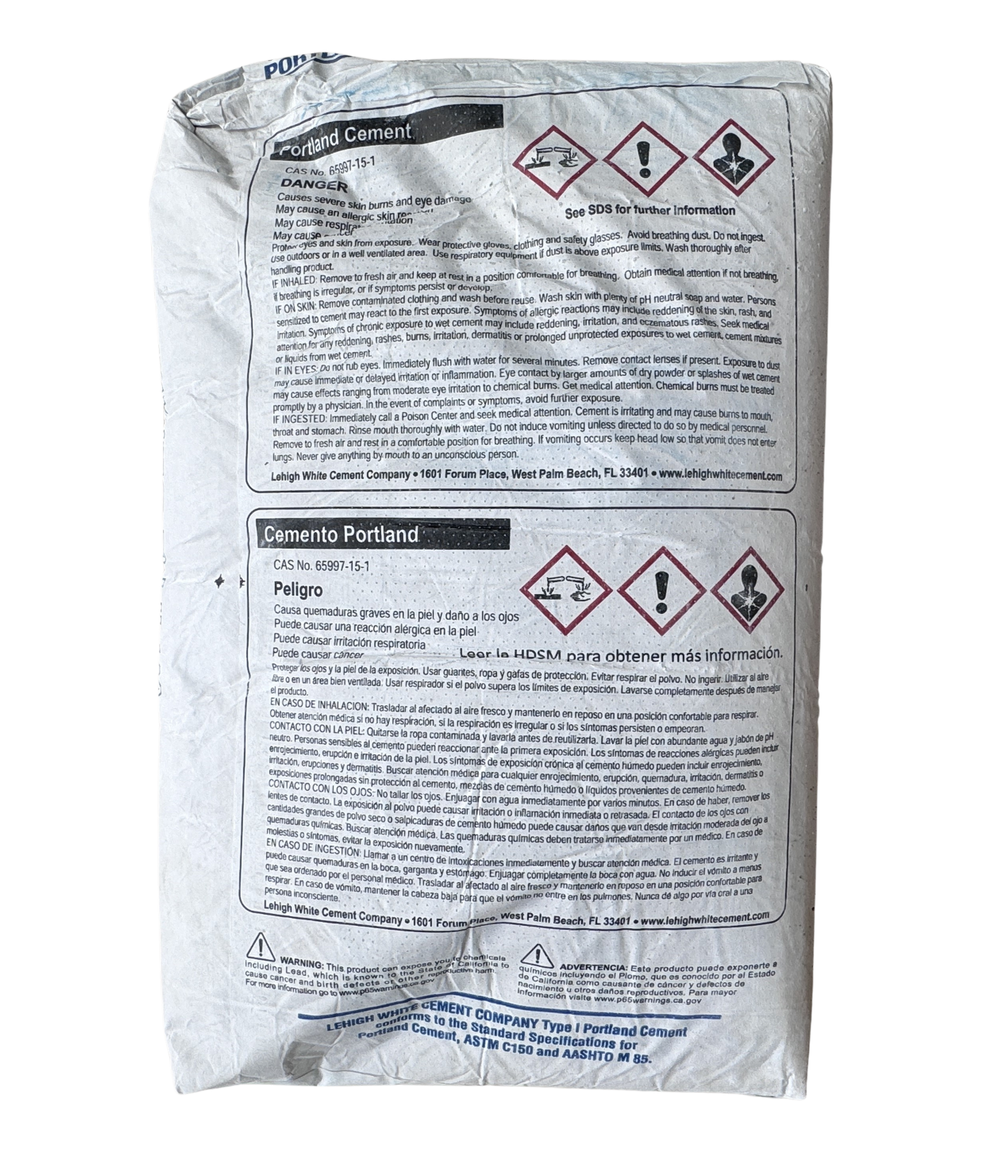 Lehigh White Portland Cement