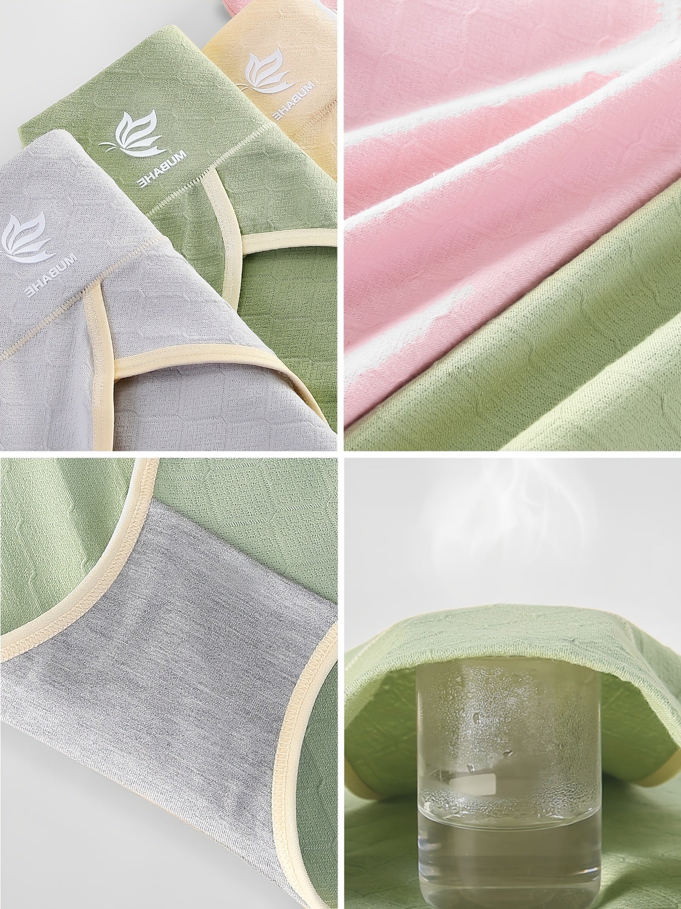 7pcs Women's High Waist Briefs, Solid Color TJR9F2X