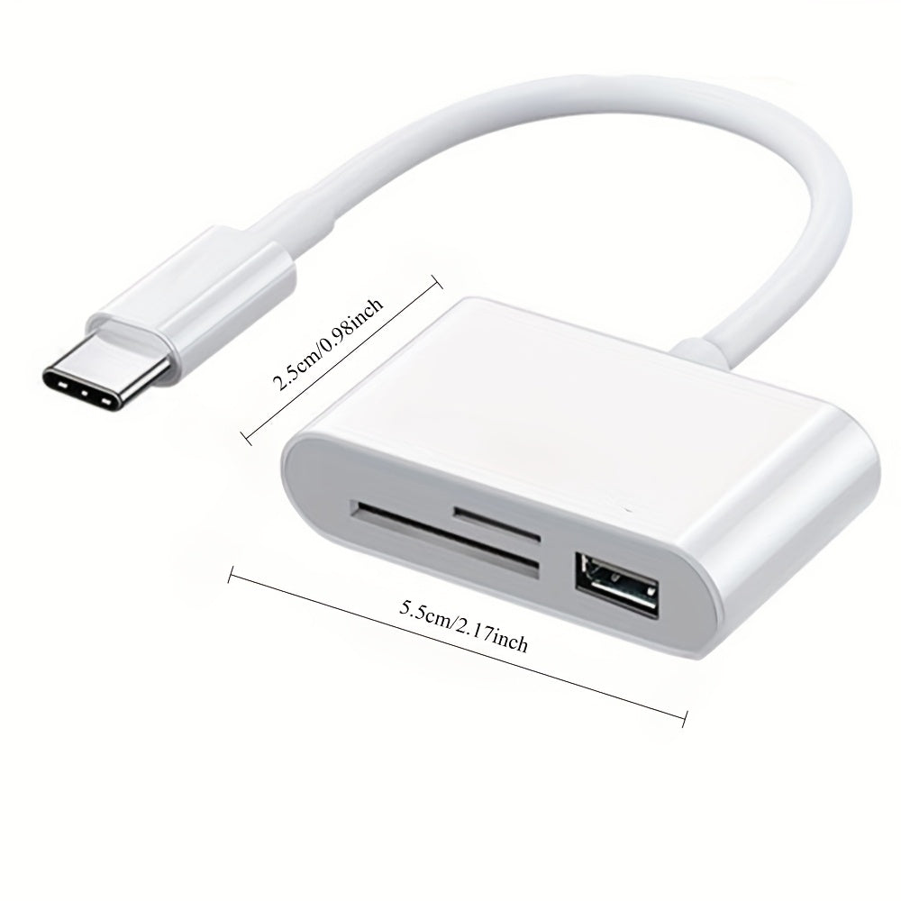 3in1 USB-C Card Reader- HMT17SD