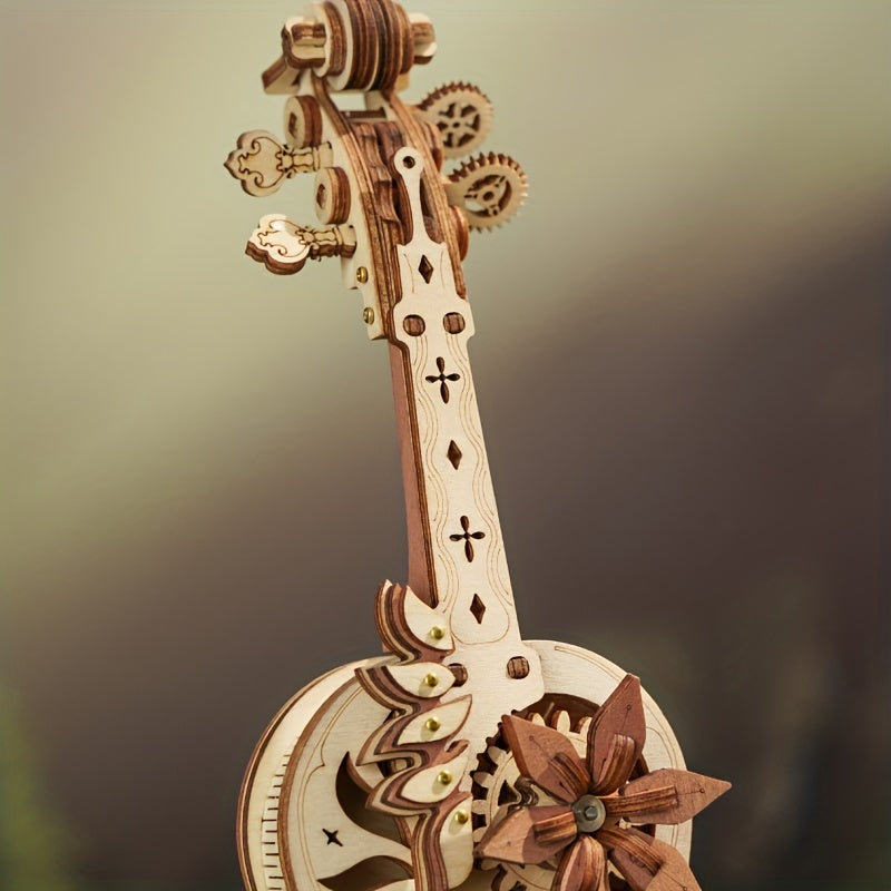 3D Wooden Puzzle Music Box Gift- HMT24MB