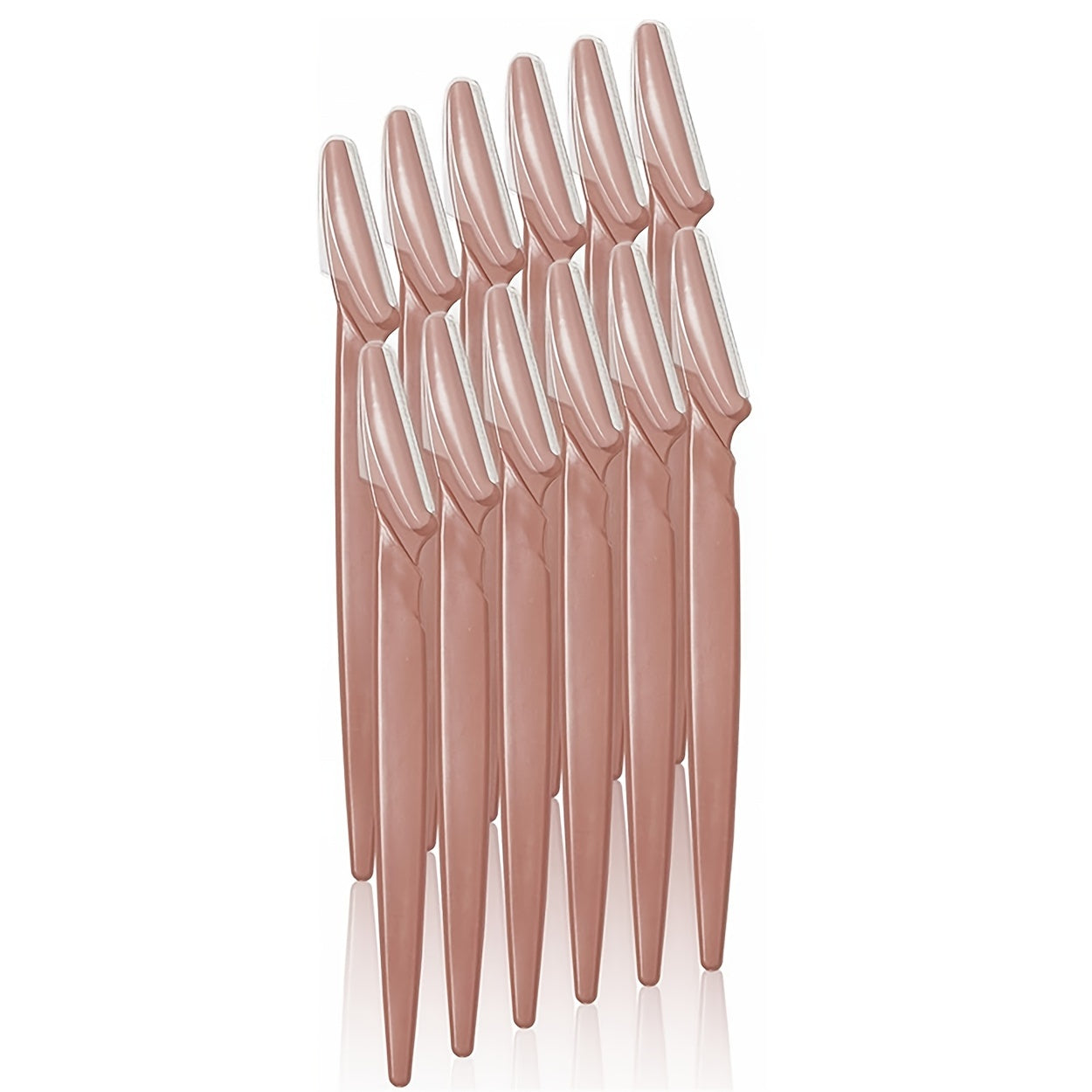 12pcs- Stainless Steel Trimmer Razor With Protective Case - I02W