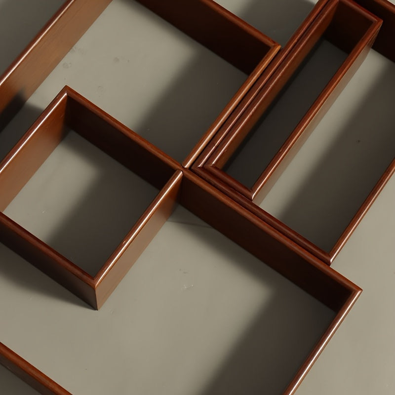 4pcs Art Deco Wooden Display Shelf Set - 2NJD
