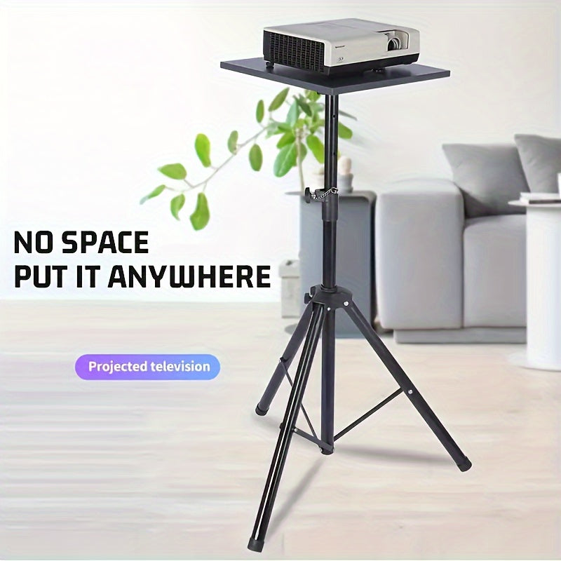 Adjustable Projector Stand, Durable ABS, Desktop & Floor Use TJR5X8L