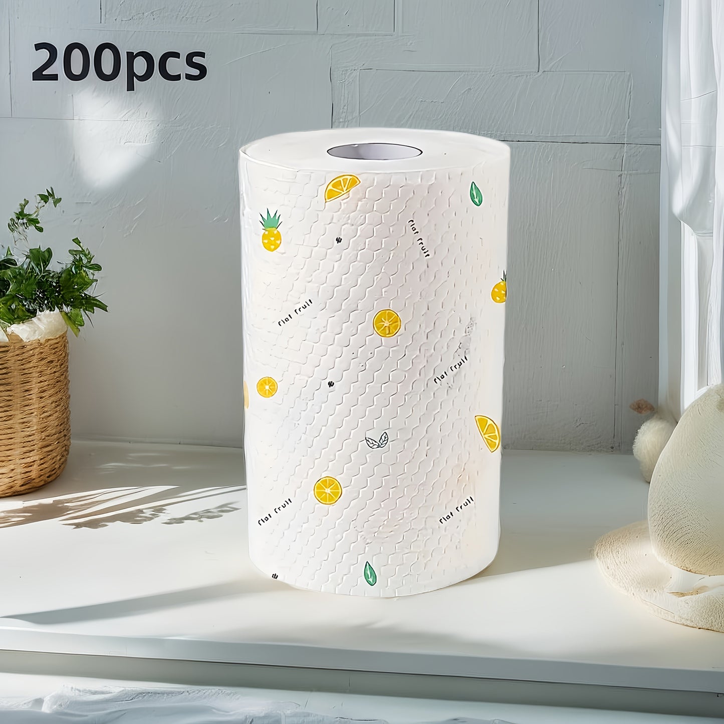50-400pcs Disposable Cleaning Wipes, Oil-Resistant TJR7D8M