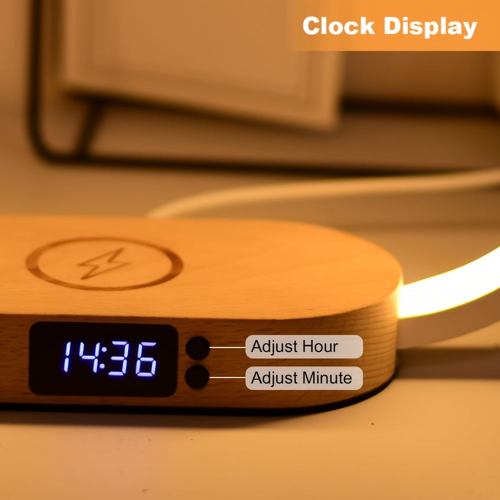 3 in 1 Wireless Charging Station Lamp