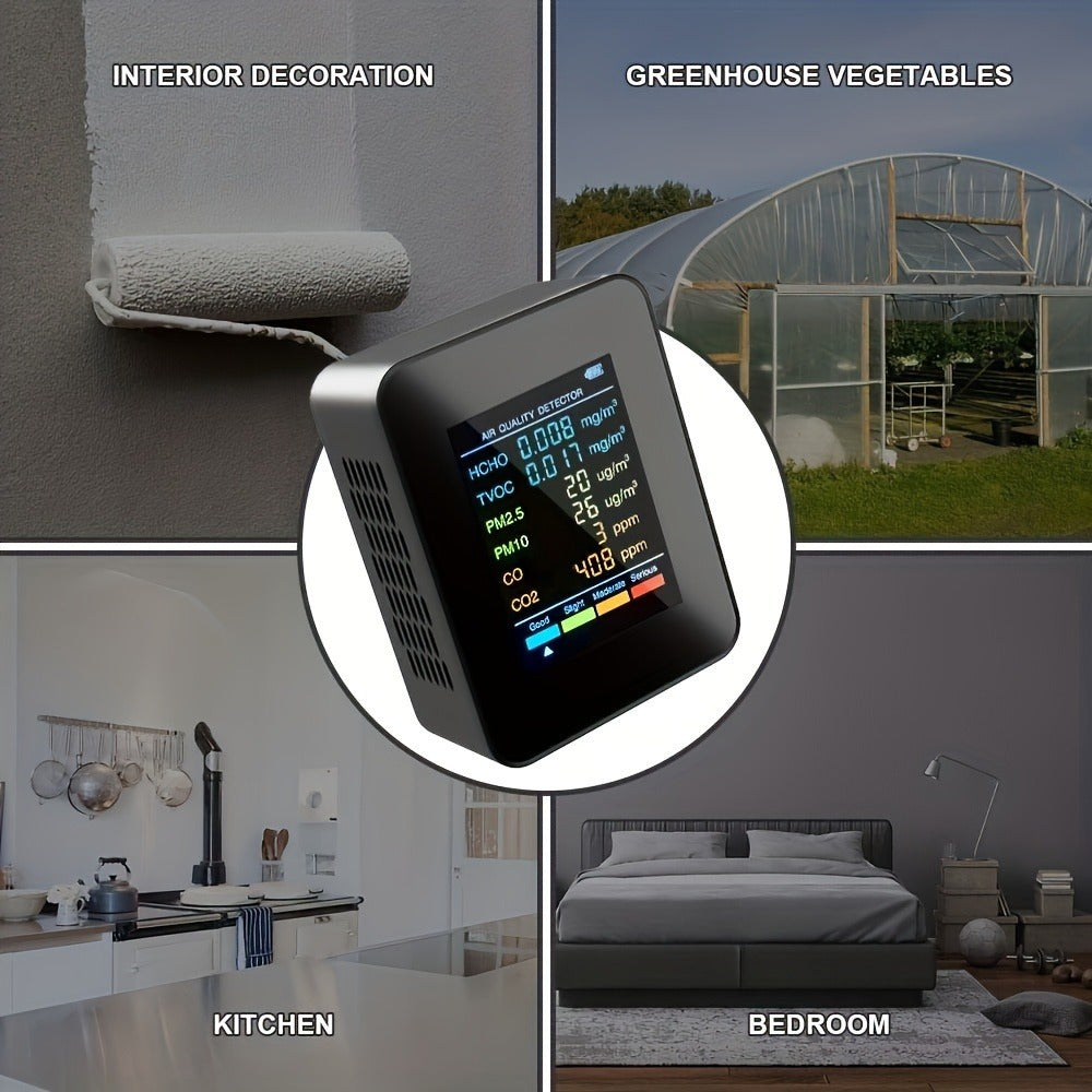 6in1 Air Quality Monitor- HMT21AQ