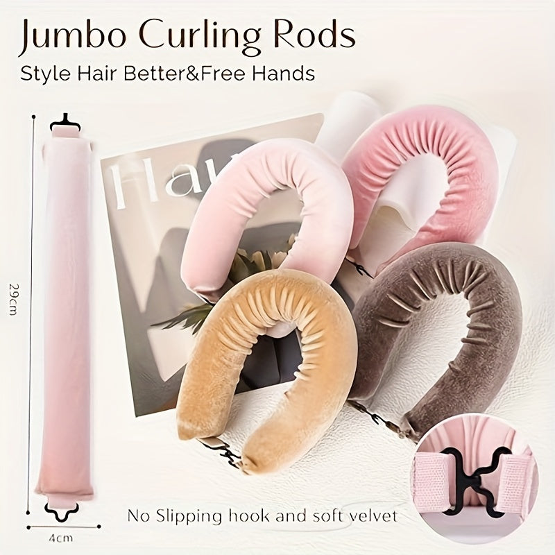 4pcs Ellitina Heatless Hair Curler Set - DCV2