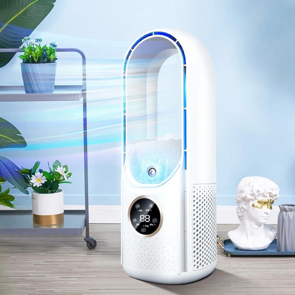 Bladeless Portable Air Cooler LED Display