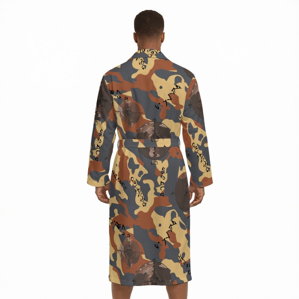 Caribbean Bandits Fleece-Lined Bathrobe for Bold Loungewear Collectors — 320gsm AOP Plush Interior Belt Robe, Comfort Meets Statement