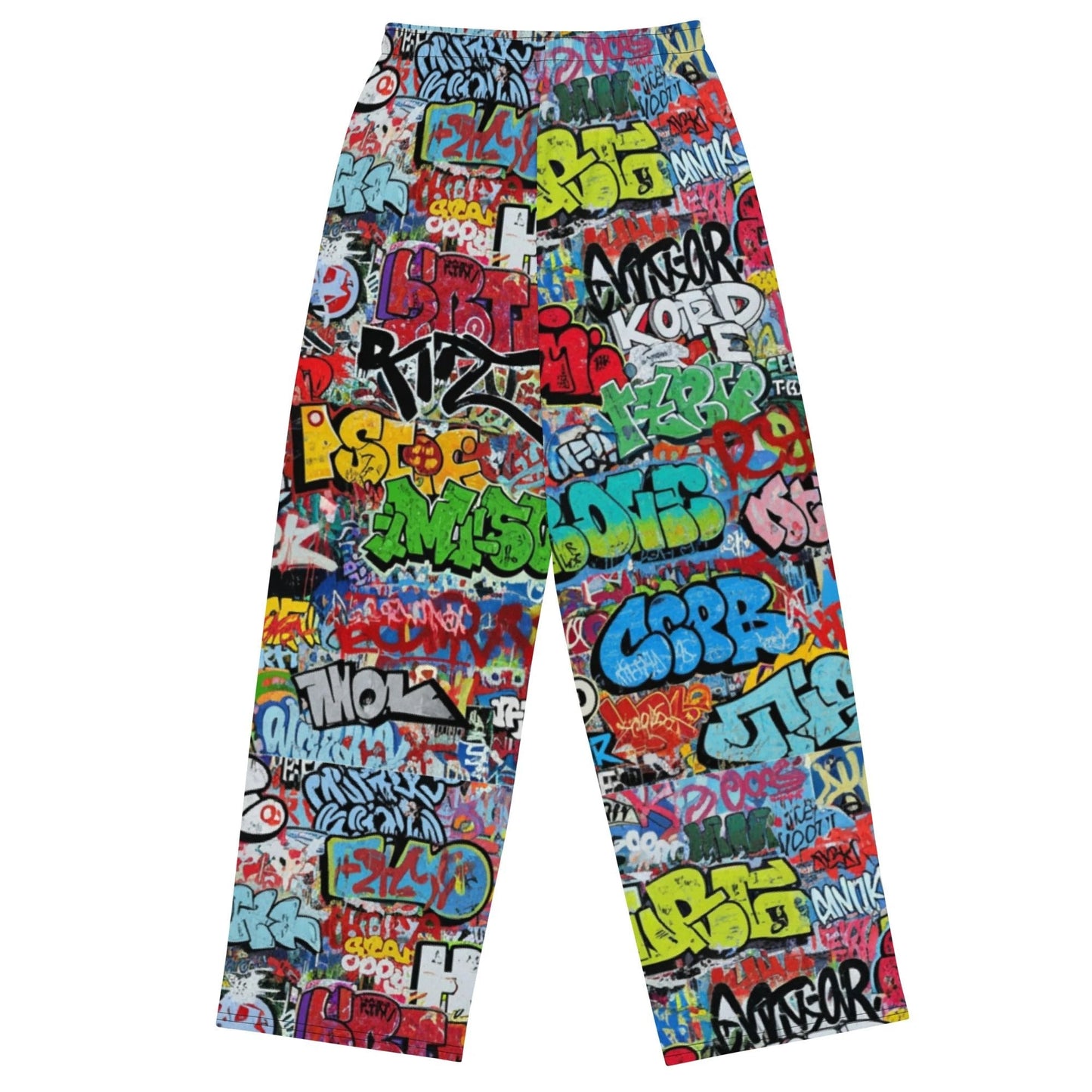 Wide Leg Pants Unisex Custom Print Streetwear Lounge Joggers Drawstring Comfort Fit