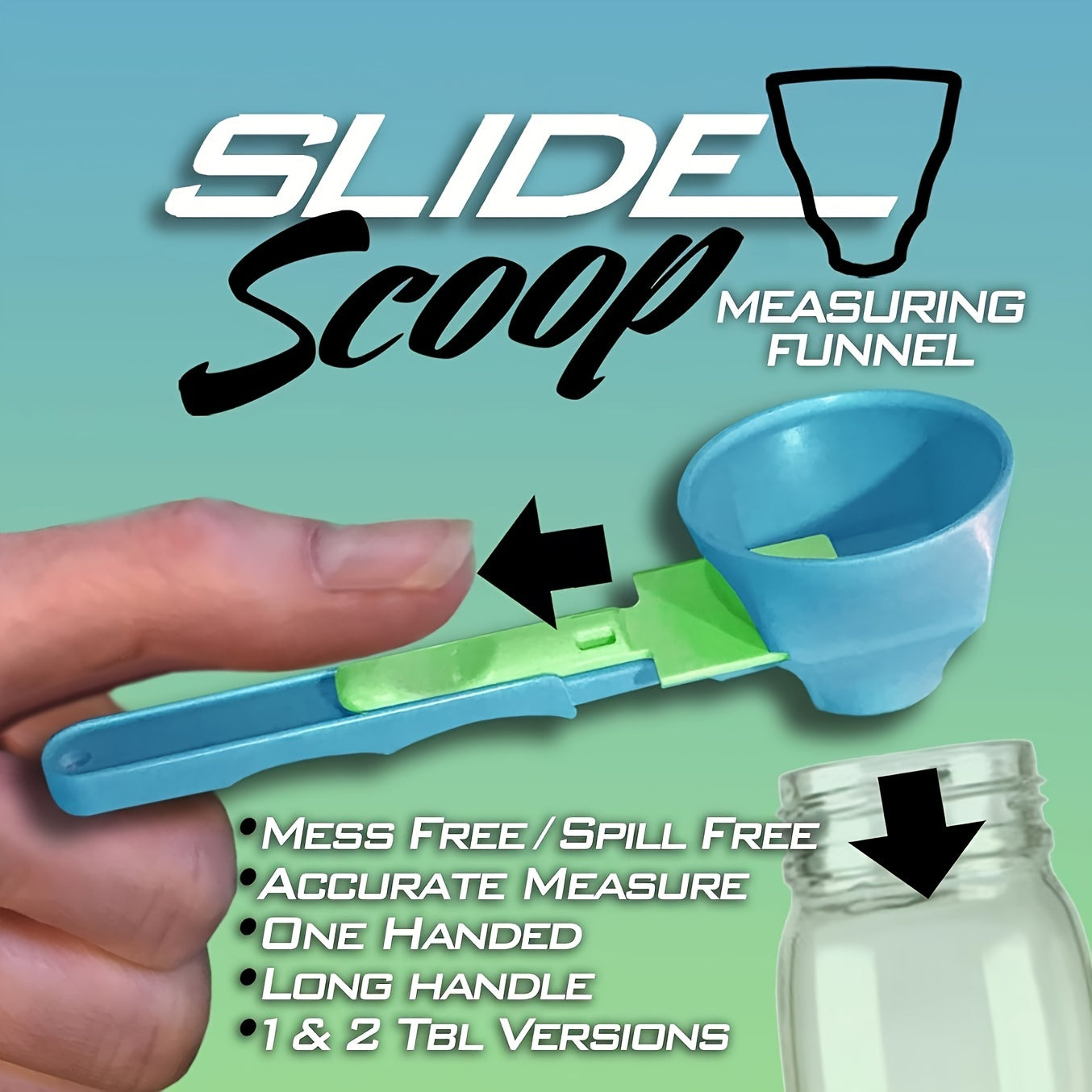 2in1 Scoop Funnel- HMT18SF
