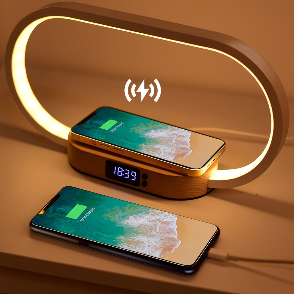 3 in 1 Wireless Charging Station Lamp