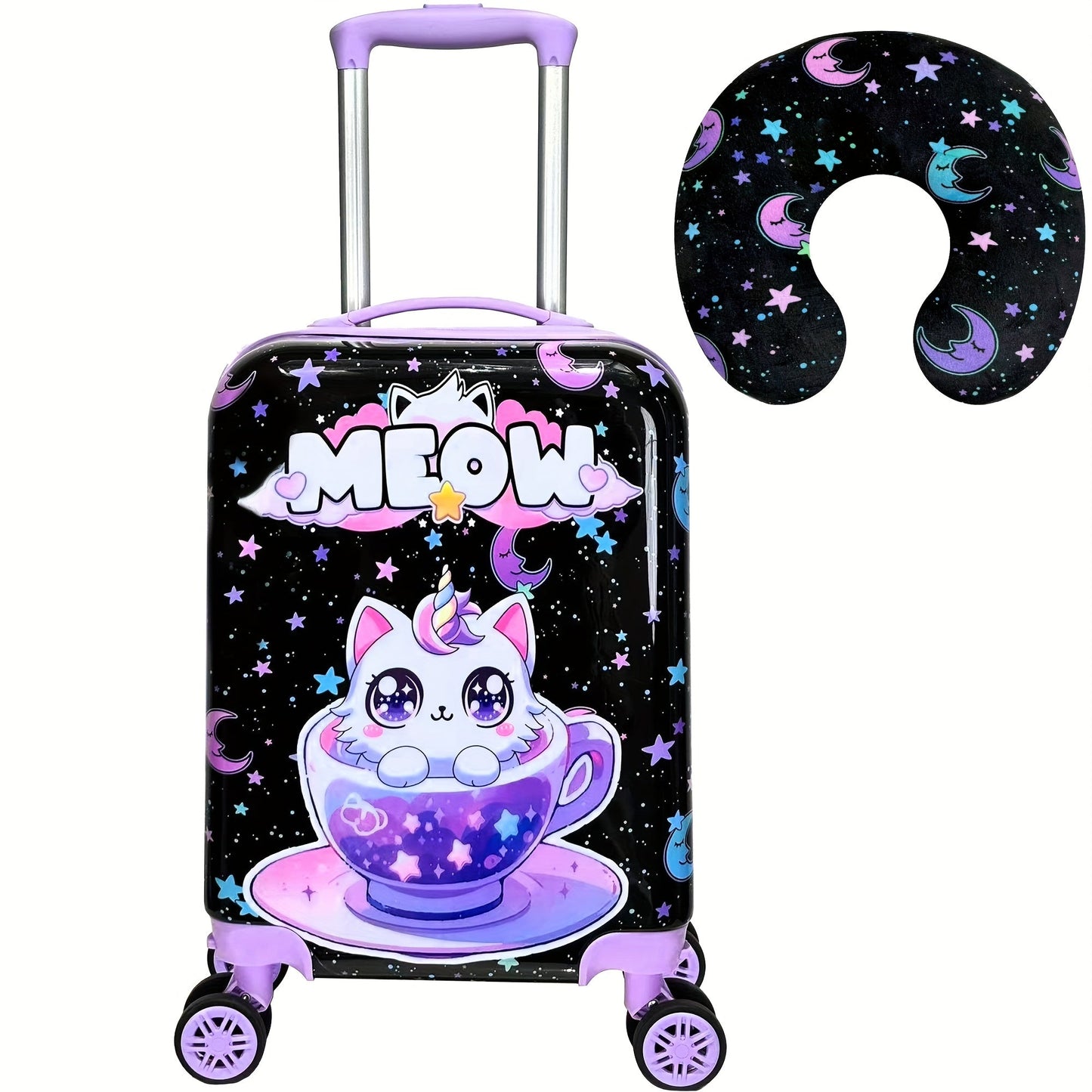 2pcs 40.64cm Hardside Luggage Set with Spinner Wheels TJR4K8N