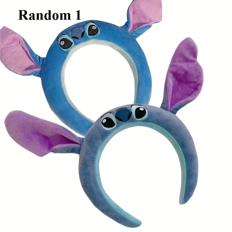 1pc of Stitch, New Plush Fabric Headband, Suitable for Home And Outdoor Use. for Ages 18 And Above.