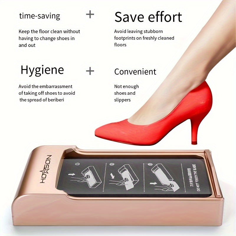 Adhesive Shoe Cover Machine for Hygienic Home Use-OFJZ