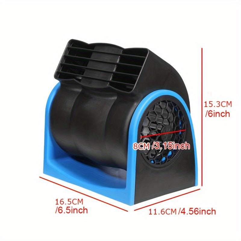 12V Quiet Car Cooler Fan Low Noise Air Conditioning-TG1M