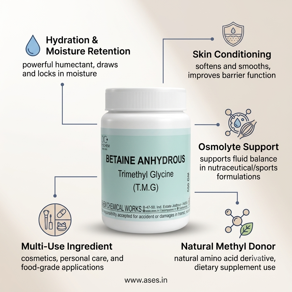 Betaine Anhydrous (Trimethyl Glycine) Not for Medicinal Use