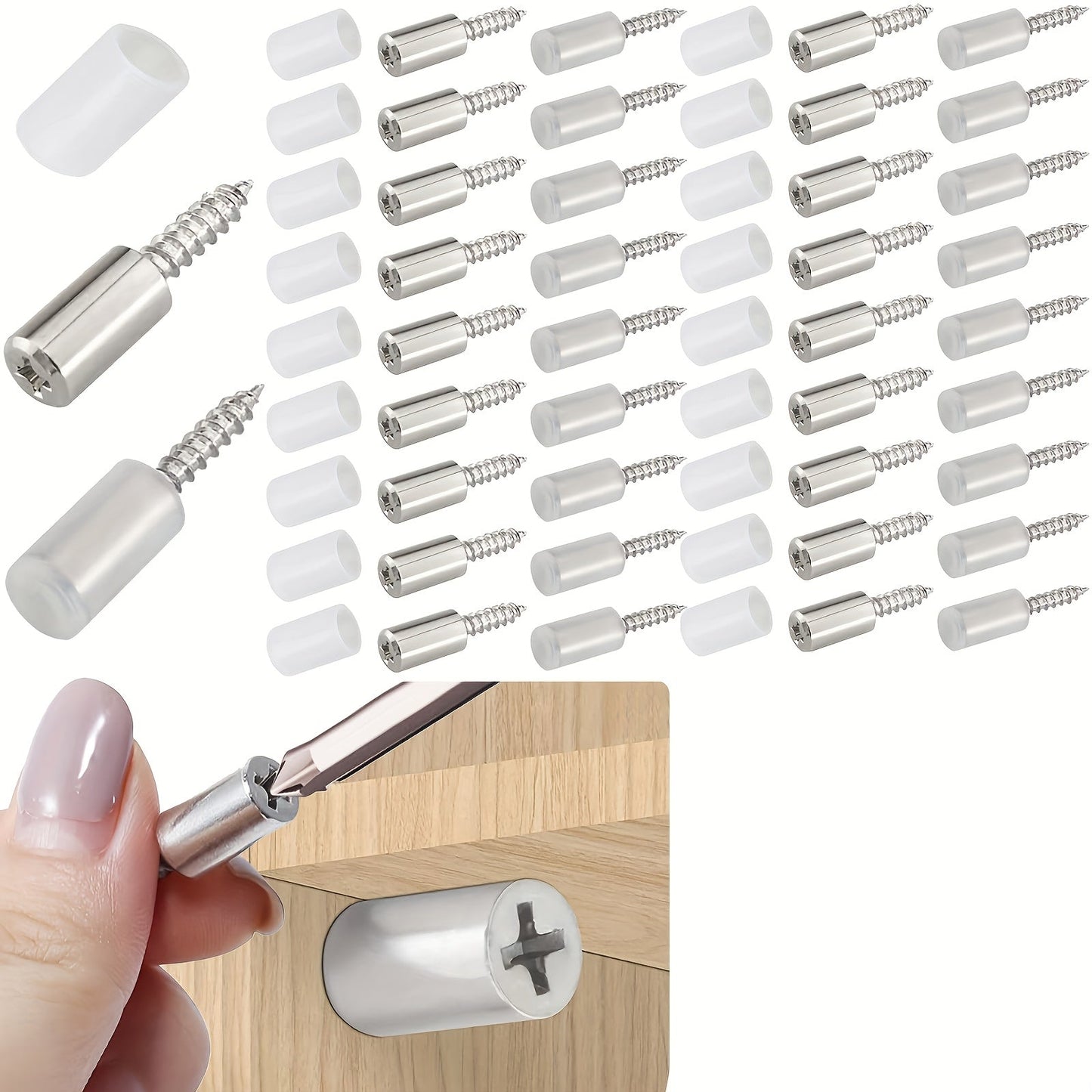 100pcs AntiSlip Shelf Pins Screws-995E