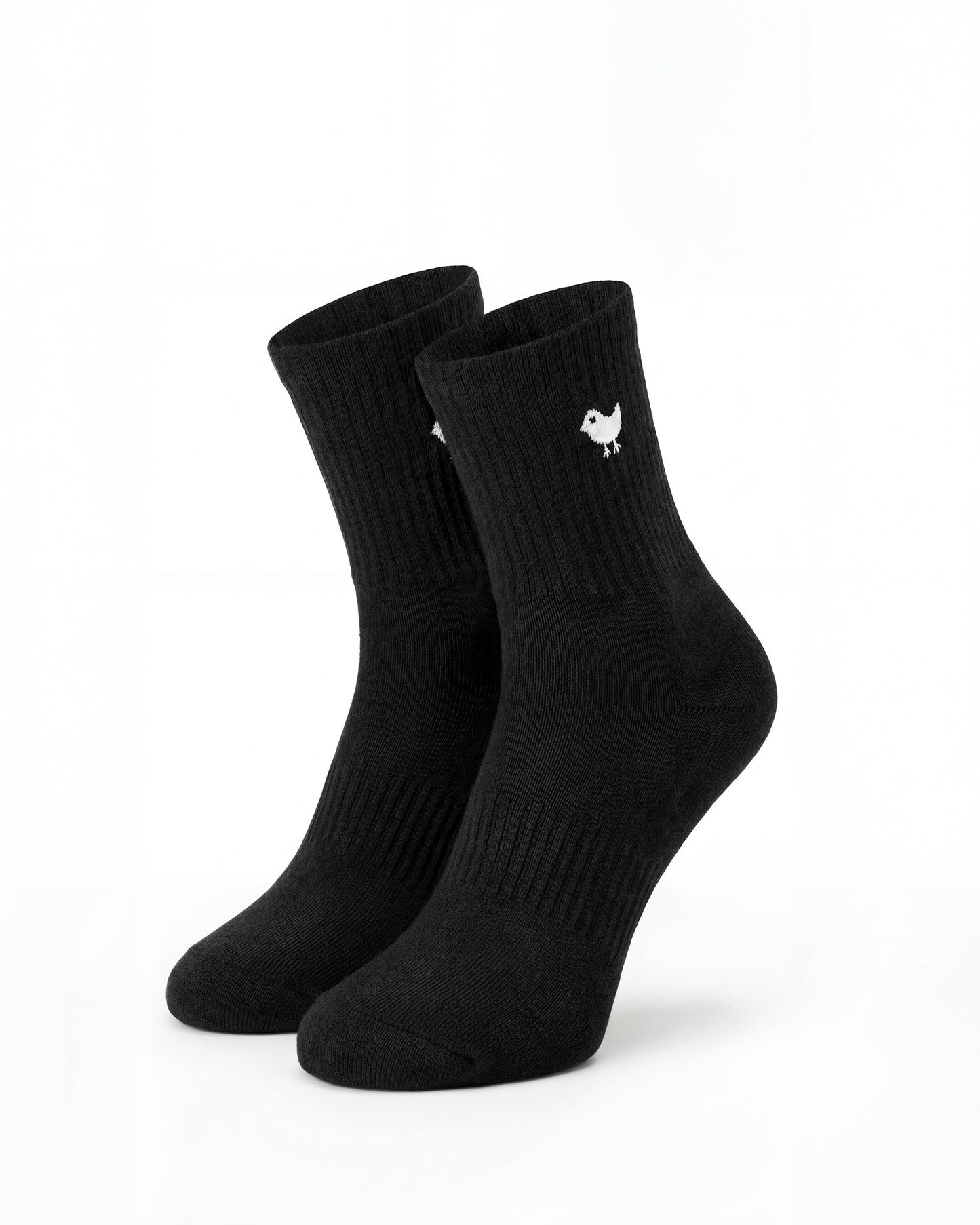 Birdie Quarter Sock - Black