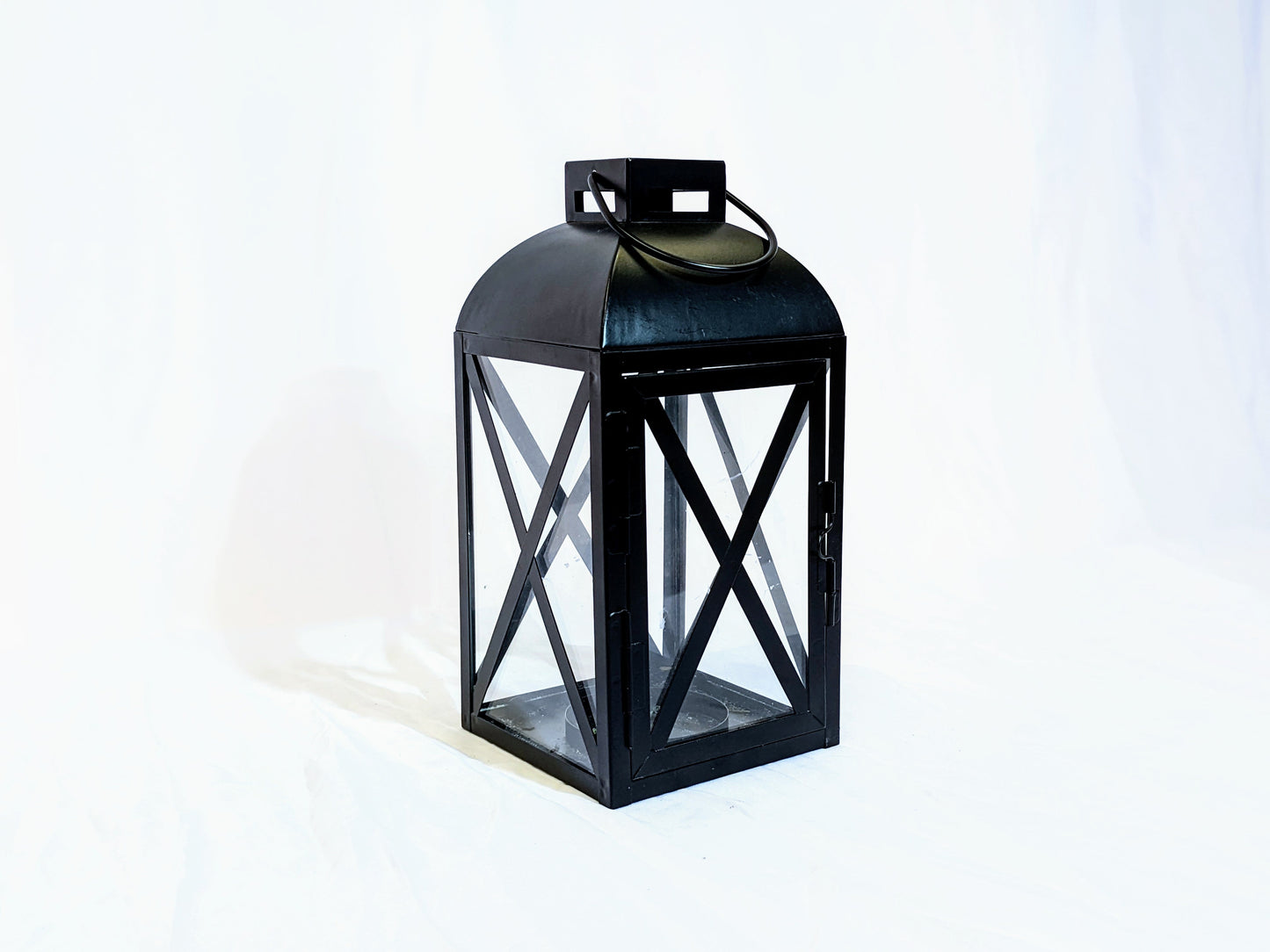 Black Contemporary Lantern