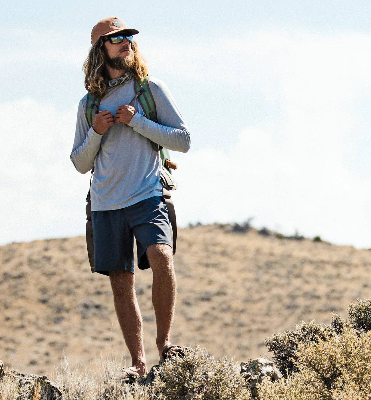 Men's Breeze Short – 8" - Storm Cloud