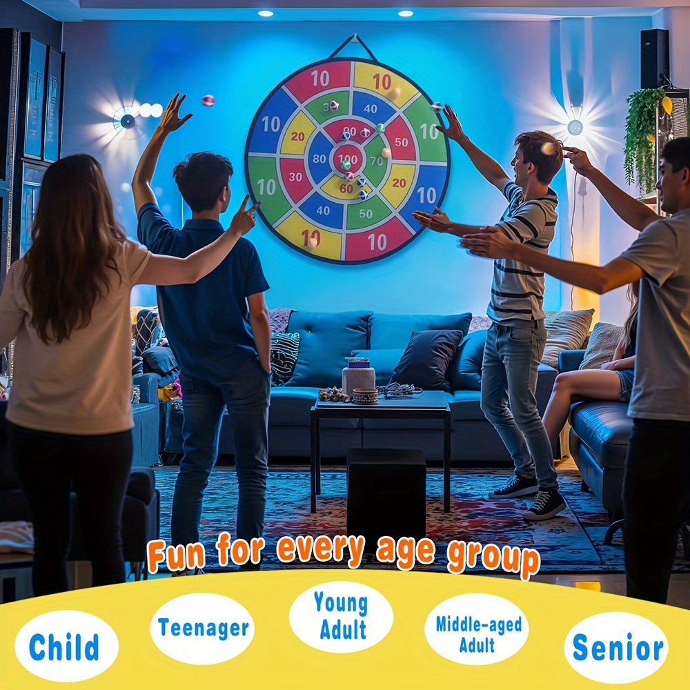 73.66cm Large Dartboard Set, Indoor/Outdoor Fun TJR3L6N