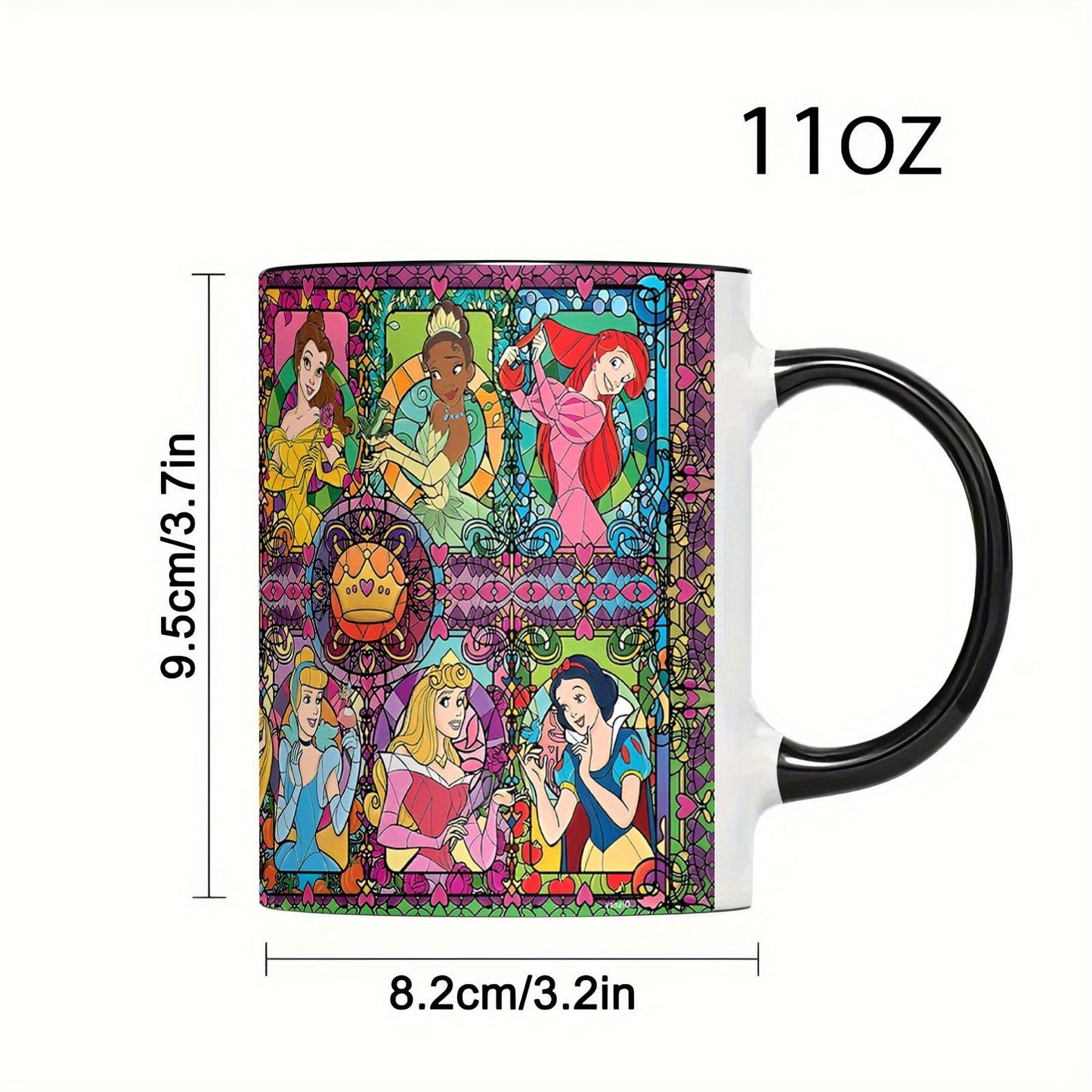 11oz Porcelain Cup Princess Theme - C2BH