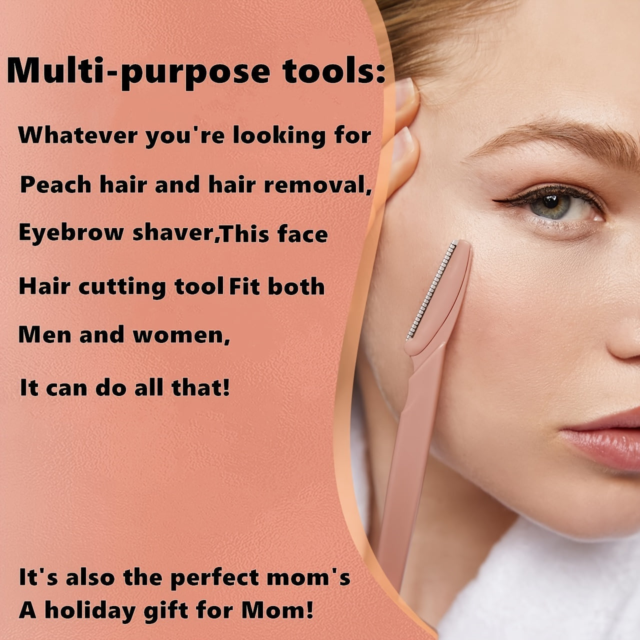 12pcs- Stainless Steel Trimmer Razor With Protective Case - I02W