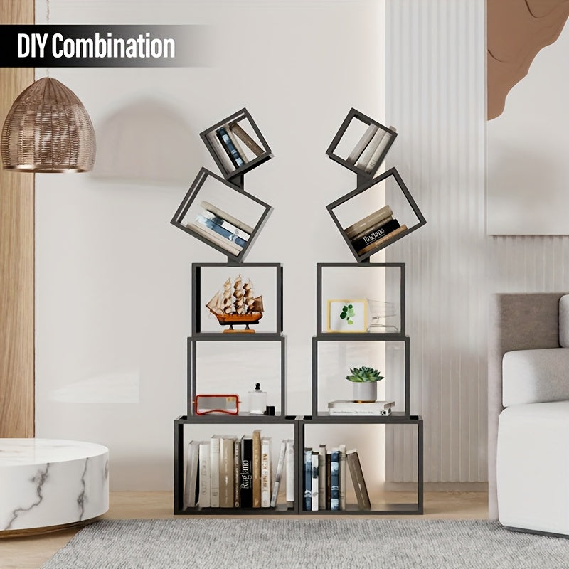 5 Tier Geometric Bookshelf- HMT17BS