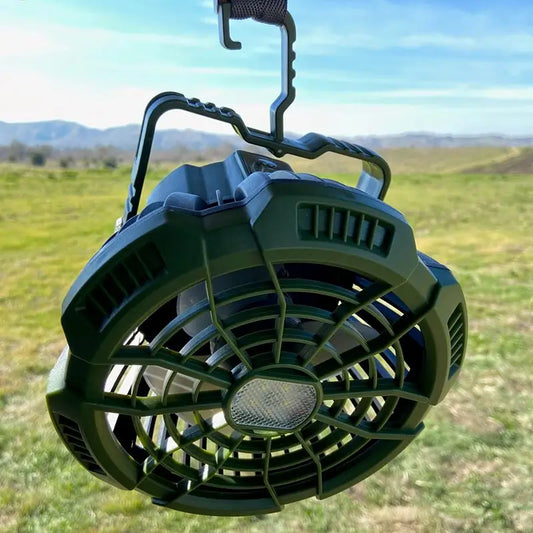 "EcoBreeze" Rechargeable Camping Fan