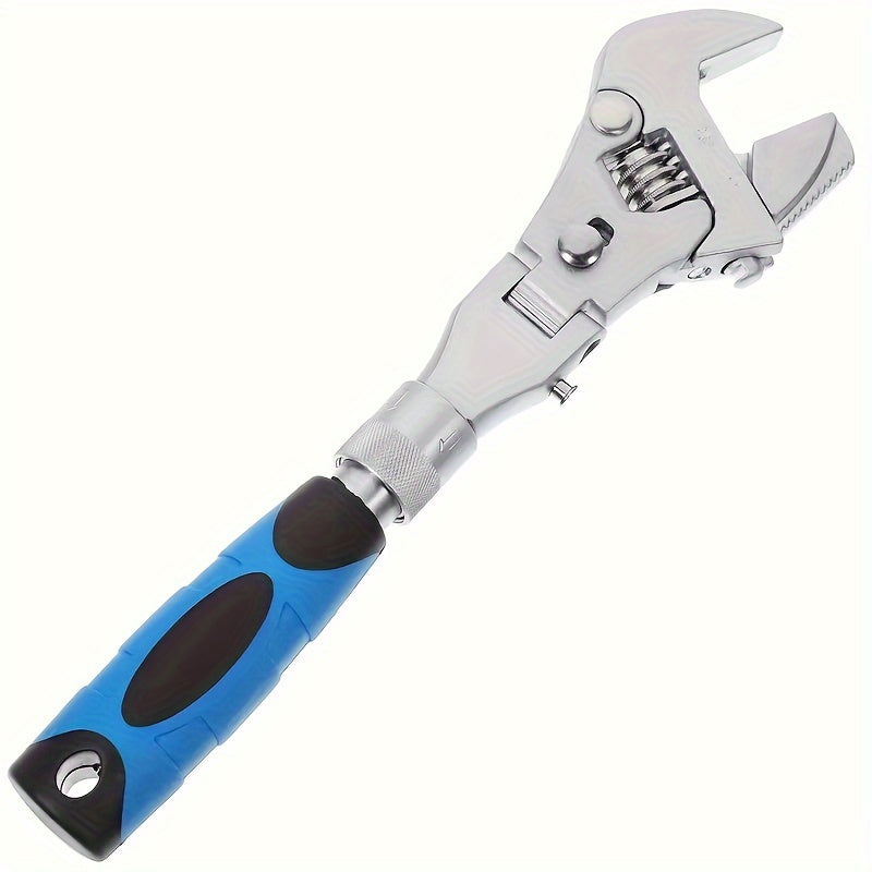 5-in-1 Adjustable Ratcheting Wrench Set, 180° Folding TJR6L3P