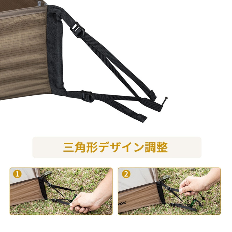 バスタブ型グランドシート