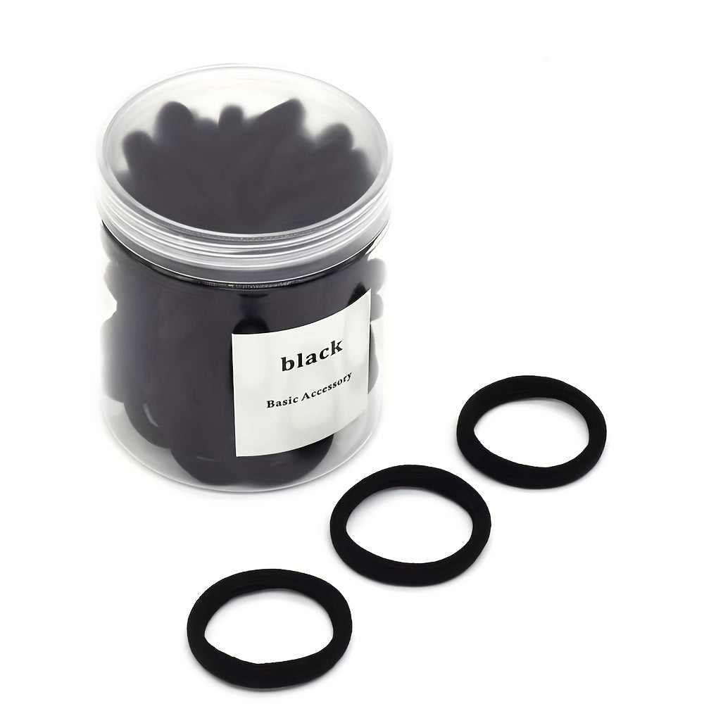 50pcs Premium Elastic Hair Ties - D9HU