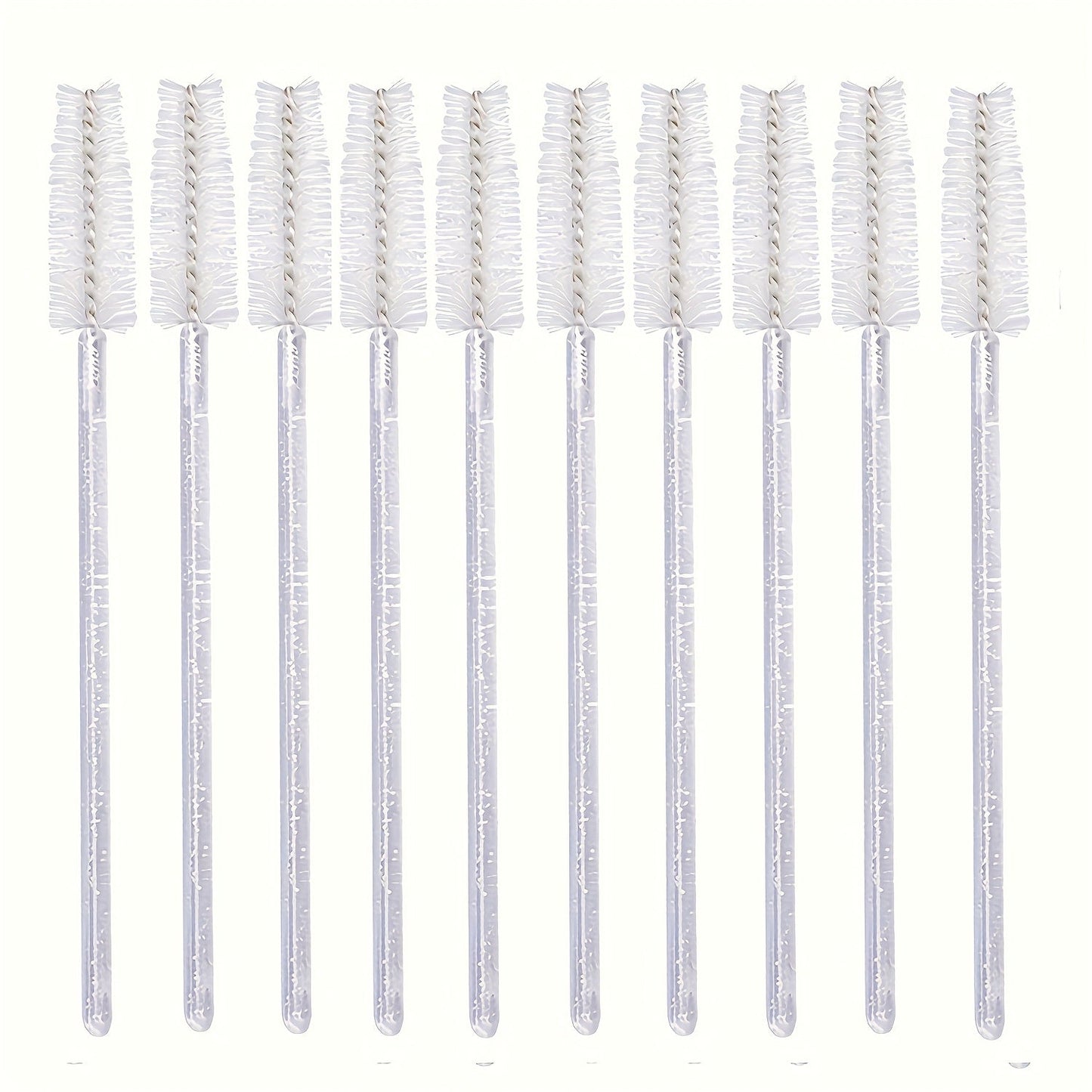 100pcs Crystal Eyelash and Eyebrow Brush Set with Storage Box - N2JD